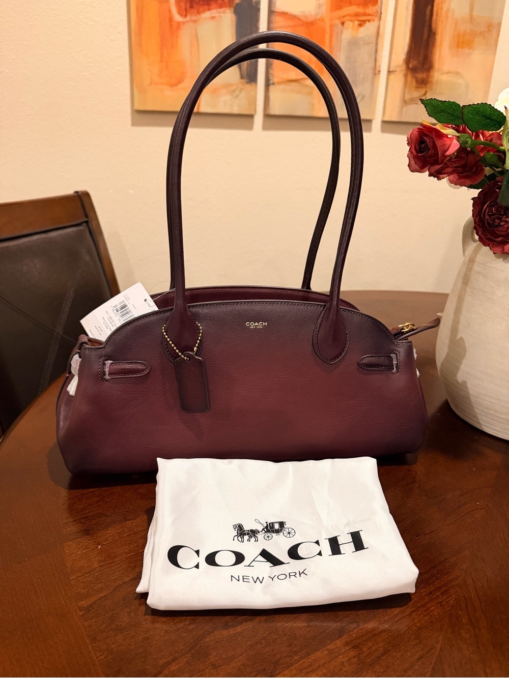NWT Coach Empire 34 in Merlot